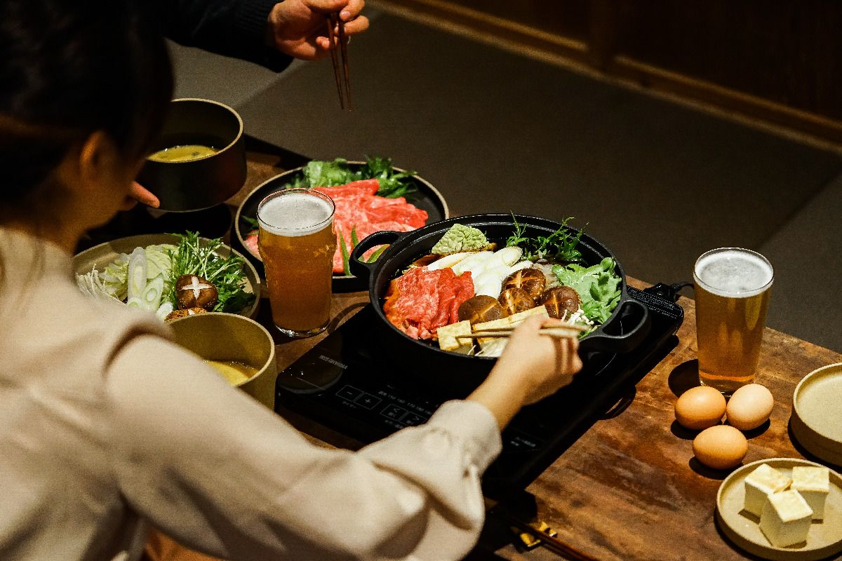 夕朝食付き（宮崎牛2種食べ比べ 牛鍋）※部屋食 - 5