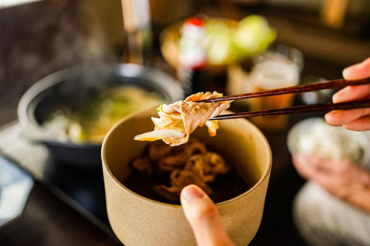 夕朝食付き（宮崎牛×宮崎産豚 しゃぶしゃぶ鍋）※部屋食 - 7