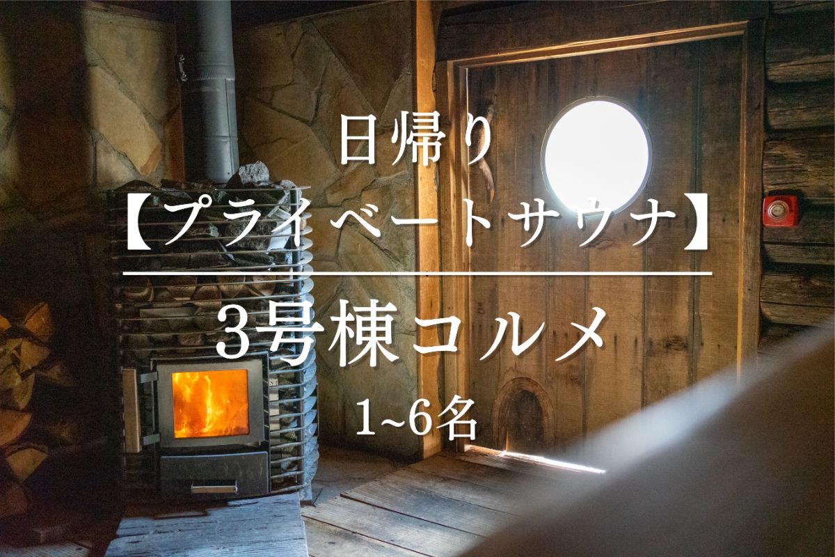 *3月まで*【日帰り】3号棟コルメ(プライベートサウナ) - 1