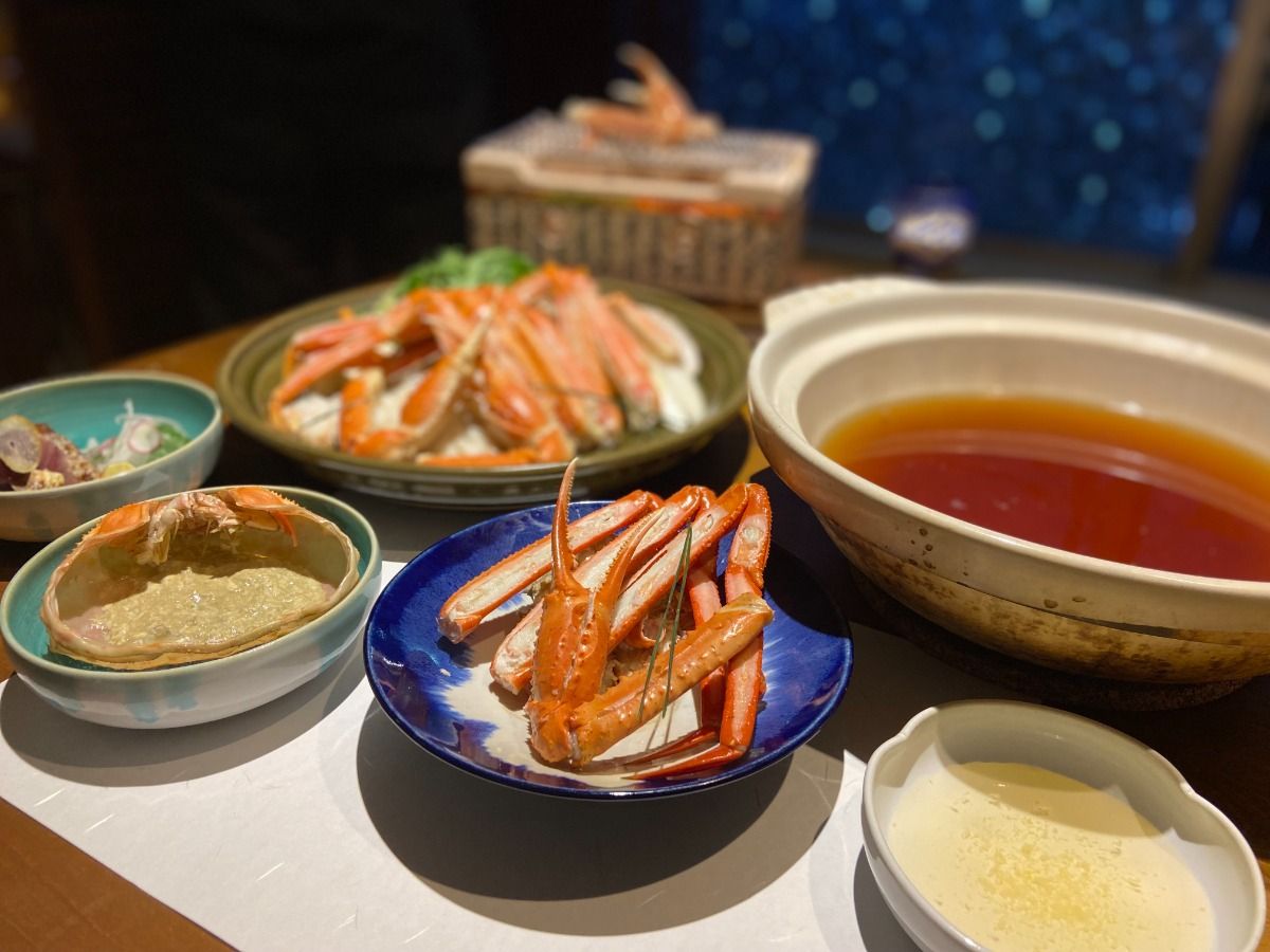 Chef Tanaka's Matsuba Crab Course