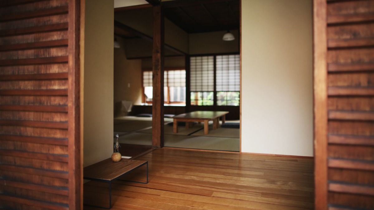 前庭の町家