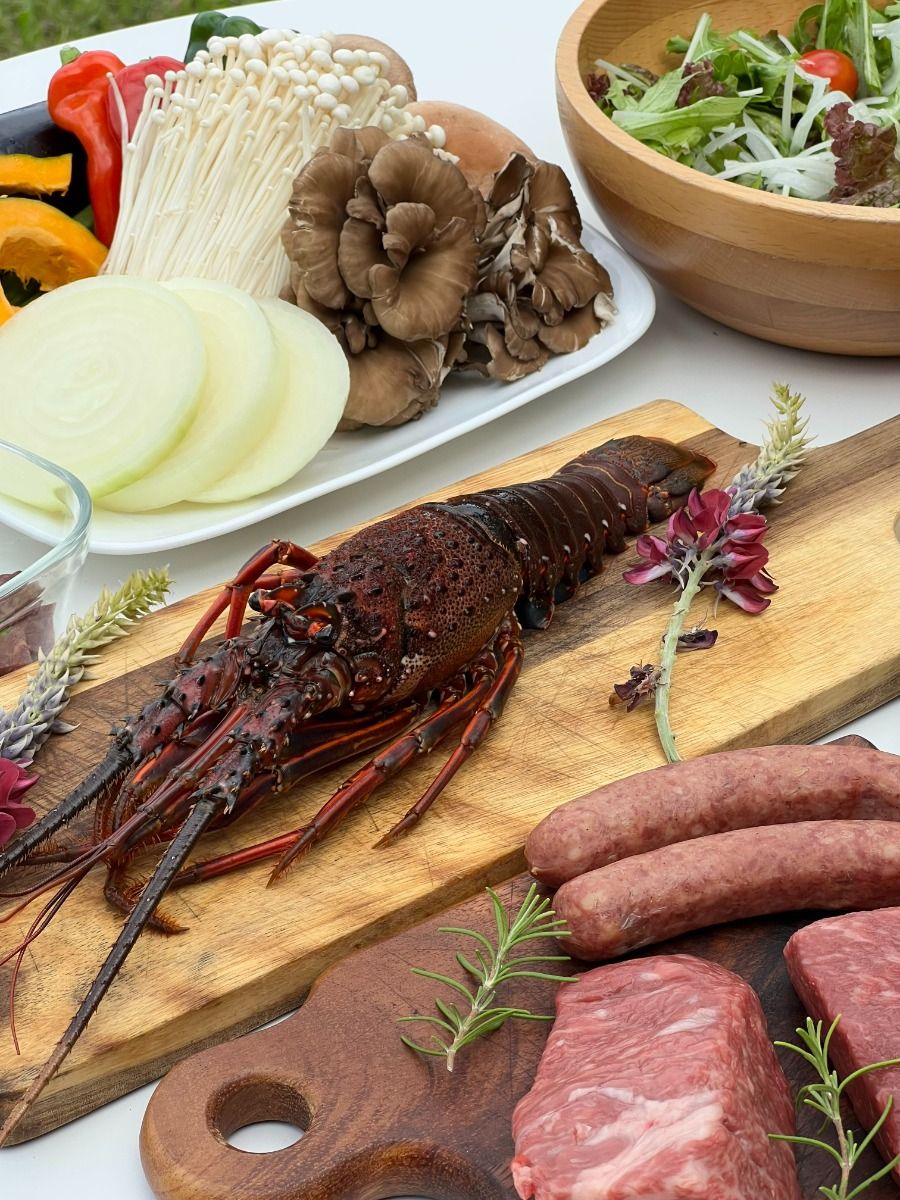 宮崎県産 伊勢海老&都萬牛ステーキ のスペシャルBBQ  - 5