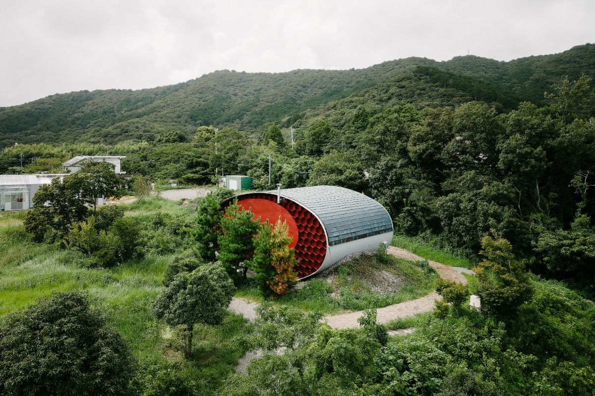 corrugated house