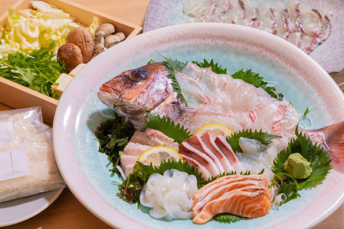 【淡路島の海の恵み】鯛しゃぶ＆地魚のお造り　海の幸堪能プラン