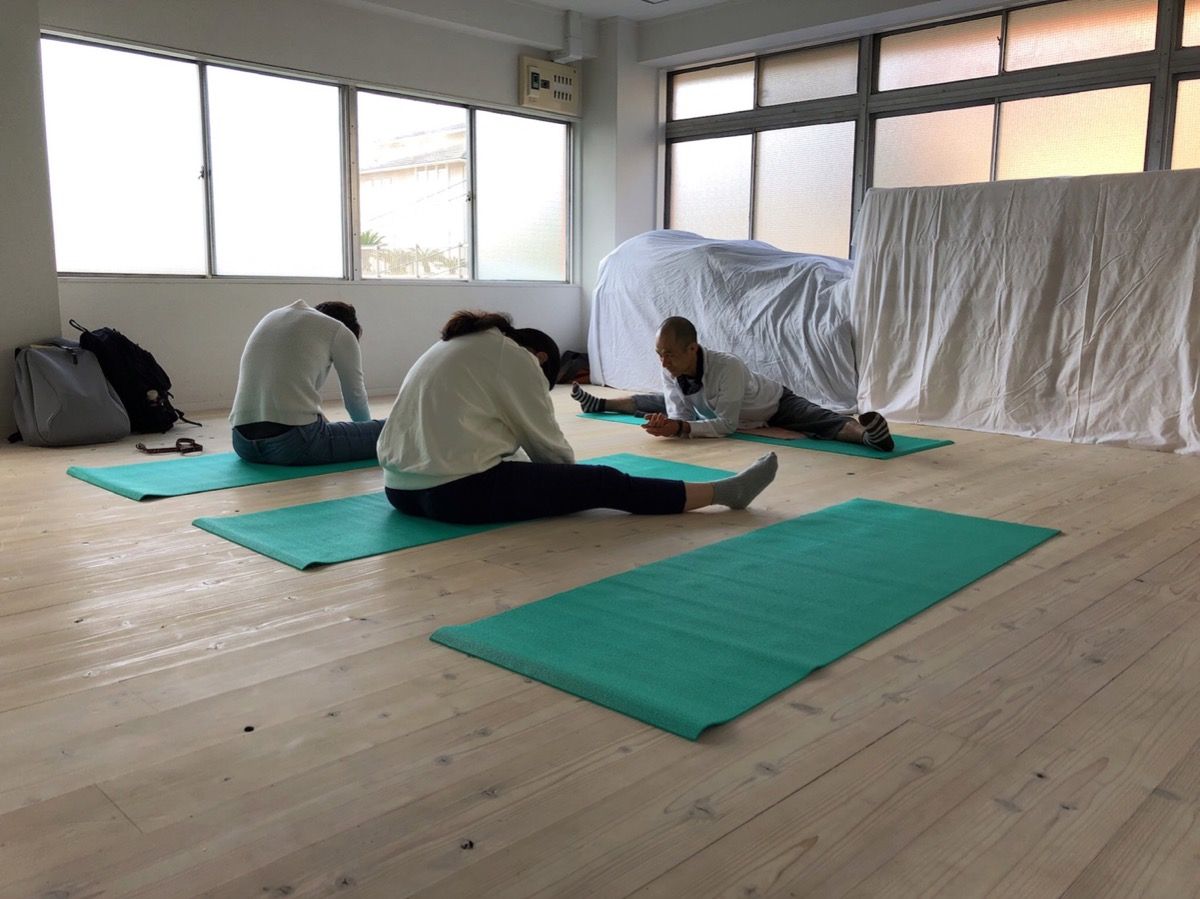 Relax with morning Yoga