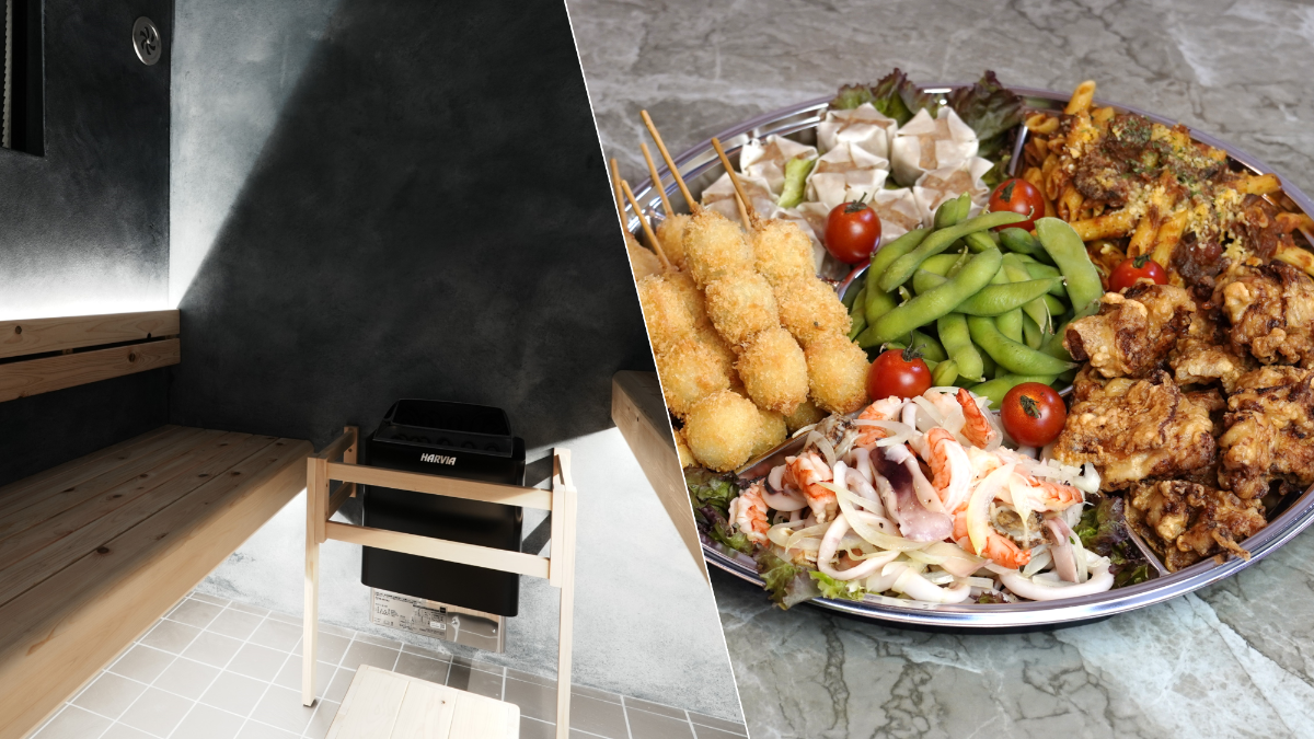 【食事付】日帰りプライベートサウナ〈５h利用＋オードブル〉