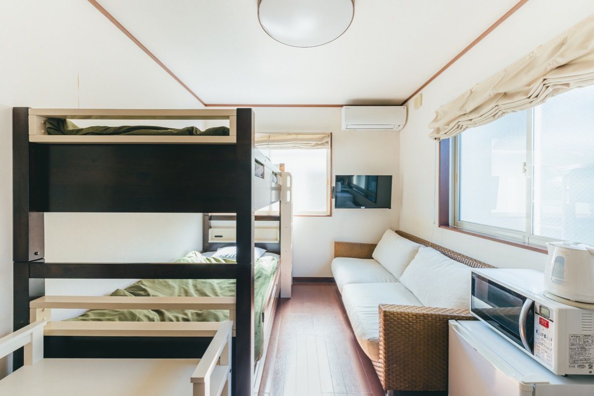 Main Building Bunk Bed Room with Sofa - 1