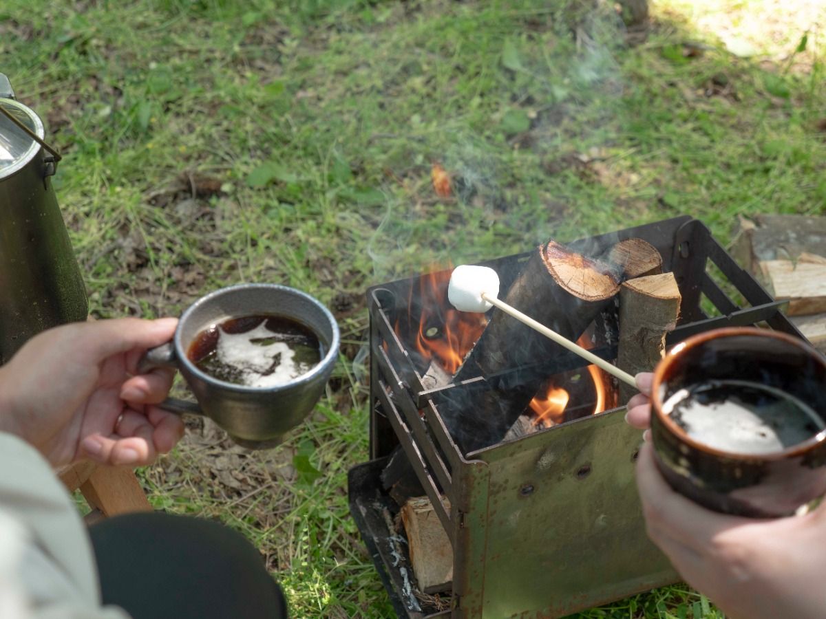 焚き火カフェ