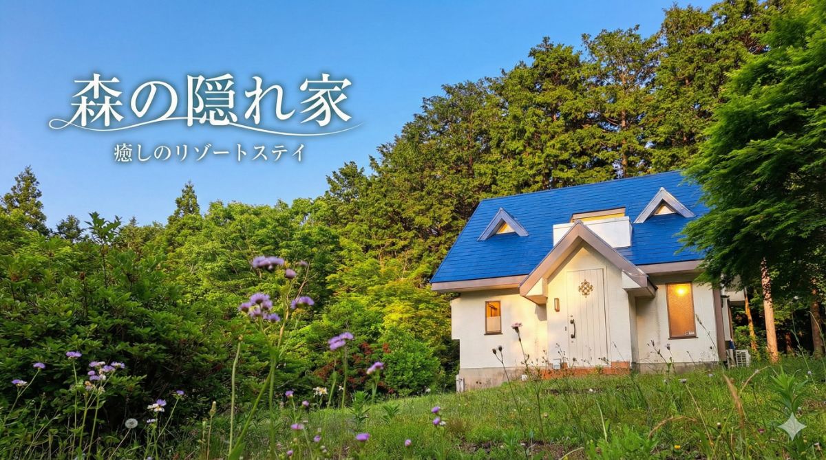 青い屋根のお家を1棟貸切