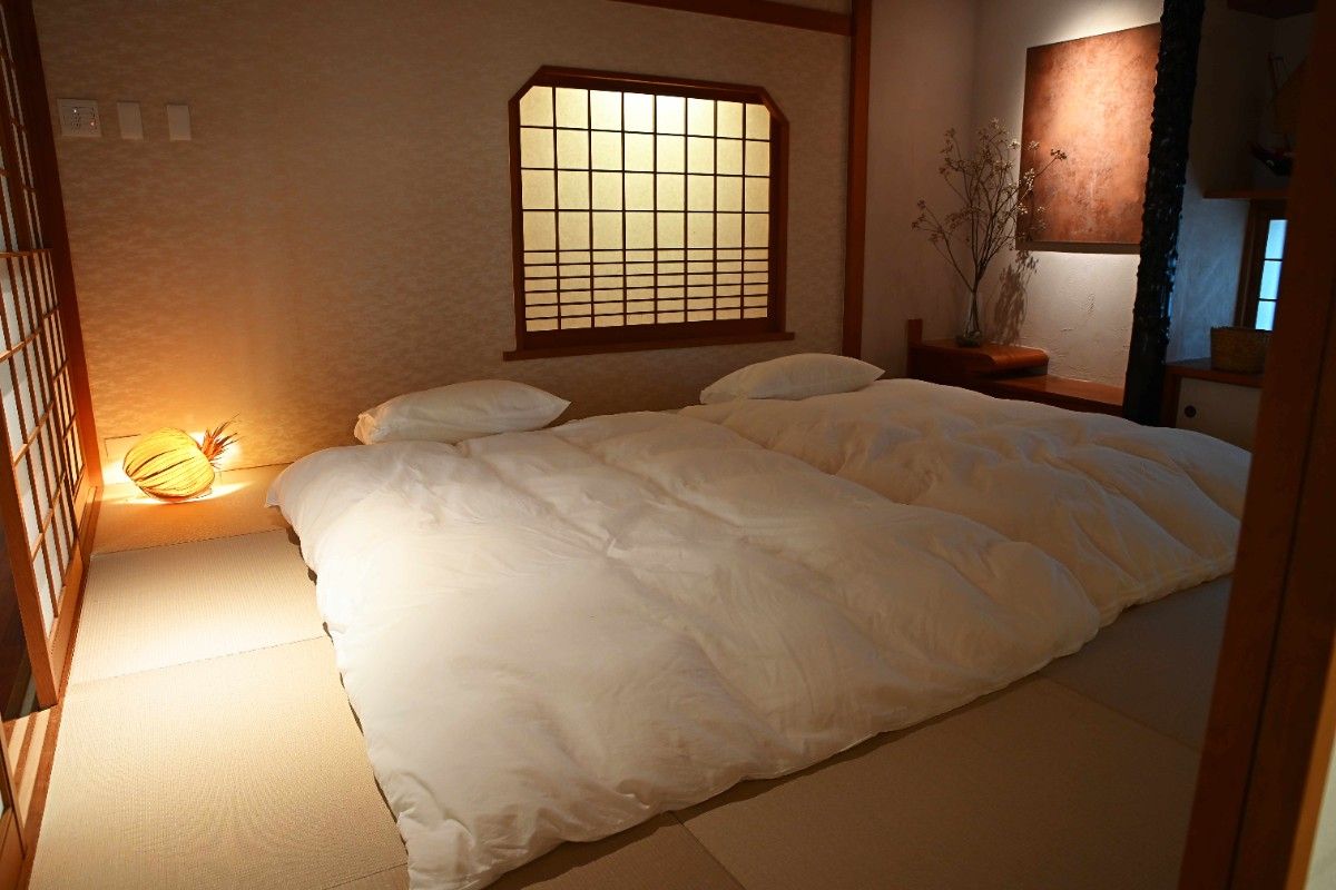 一日一組、半露天家族風呂付　宿「休日」