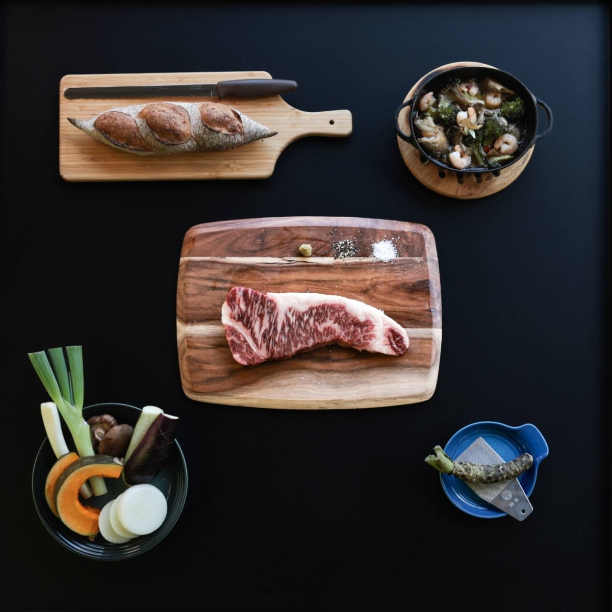 秋川牛&本生ワサビのBBQコース（Akikawa Beef&Fresh Wasabi BBQ)