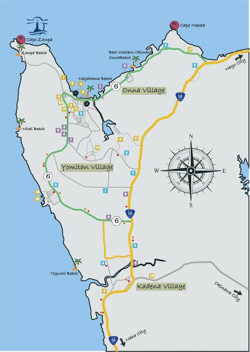 Map List of Restaurants Nearby / 近隣飲食店マップ