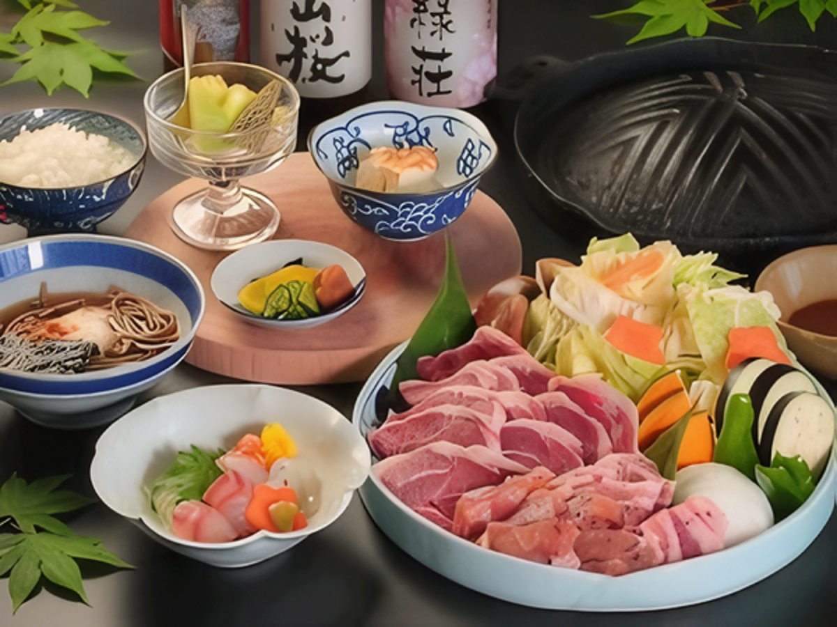 提携施設で楽しむ｜ジンギスカンと大山どり・大山豚の焼肉コース