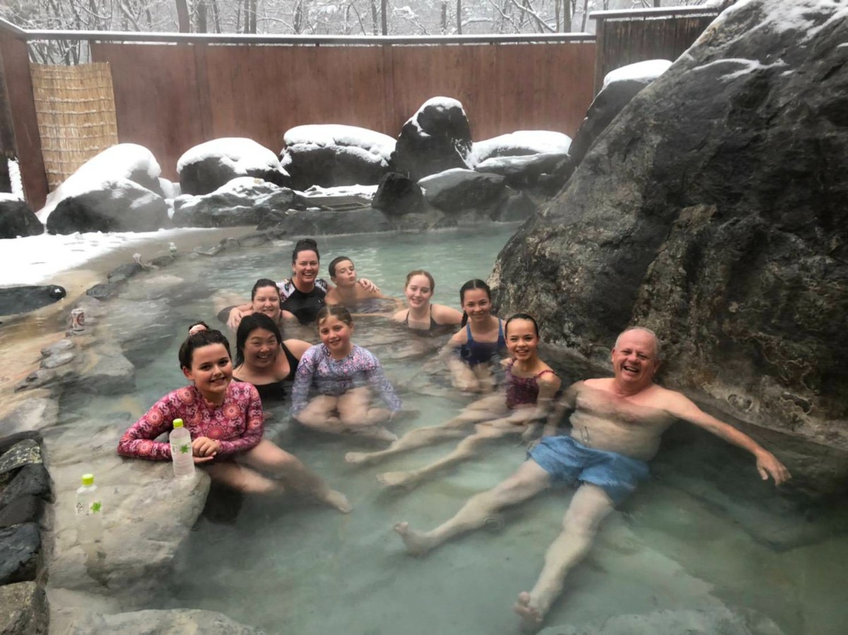 ②　露天風呂１時間　PM 3:00バス停集合