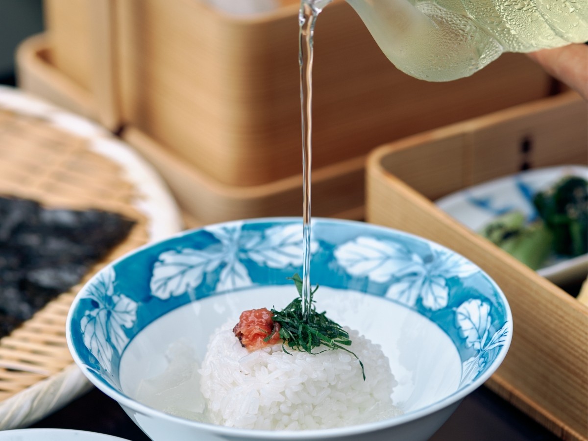  【2食付】夏限定「八女茶の冷やし茶漬け」 お舟で朝食プラン