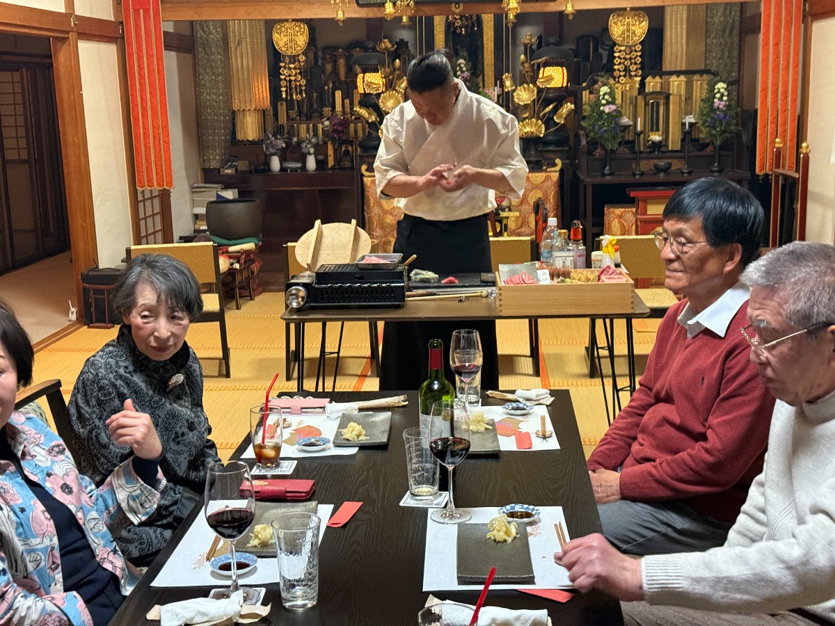 出張シェフ『琥珀の鮨』ディナープラン（朝食・体験選択可）