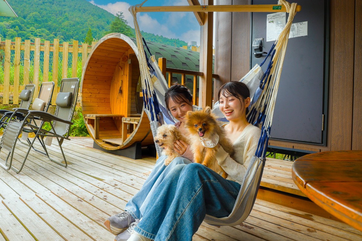 【ペット可】愛犬と持込BBQ×バレルサウナ＆焚き火